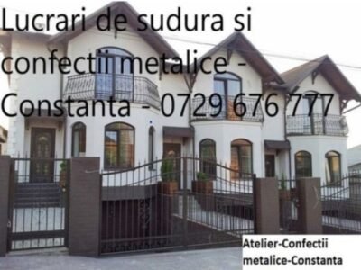 ATELIER - Confectii metalice și lucrari de sudura - Sediul în Orașul Constanta. 📱 0729676777