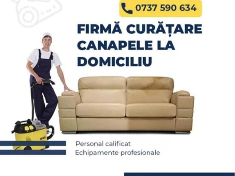 Curatare profesionala pentru canapele si saltele. Profita!